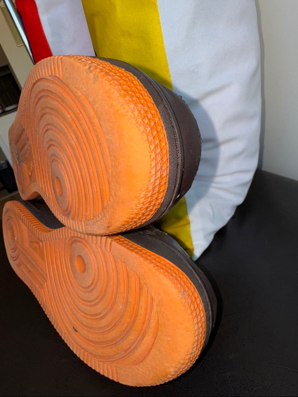 MAKE OFFER Charles Barkley Nike Air Force 1 CB34 Brown Shoes Orange CB34 s10 - Picture 12 of 16